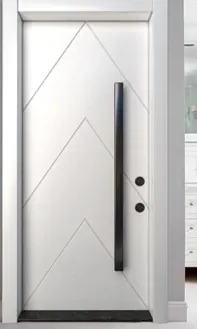Apartment security door, wood finish, wood finish, PRODUCT CODE:026
