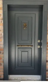 Apartment security door, wood finish, wood finish, PRODUCT CODE:030