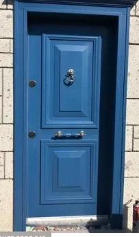 Apartment security door, wood finish, wood finish, PRODUCT CODE:042