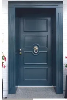 Apartment security door, wood finish, wood finish, PRODUCT CODE:044