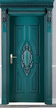 Apartment security door, wood finish, wood finish, PRODUCT CODE:054