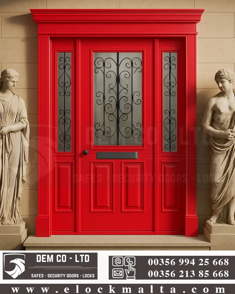 Villa entrance door, Caterina