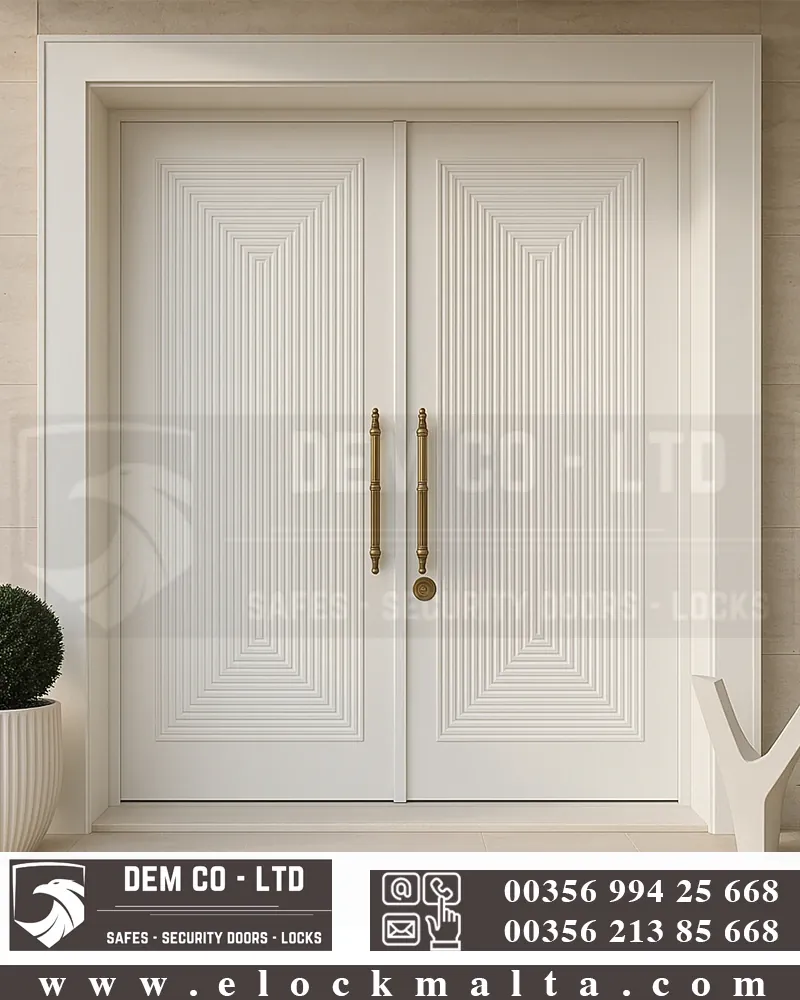 Villa entrance door, Clounce