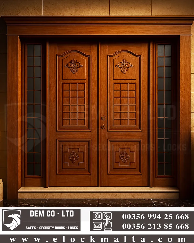 Villa entrance door, Daniela