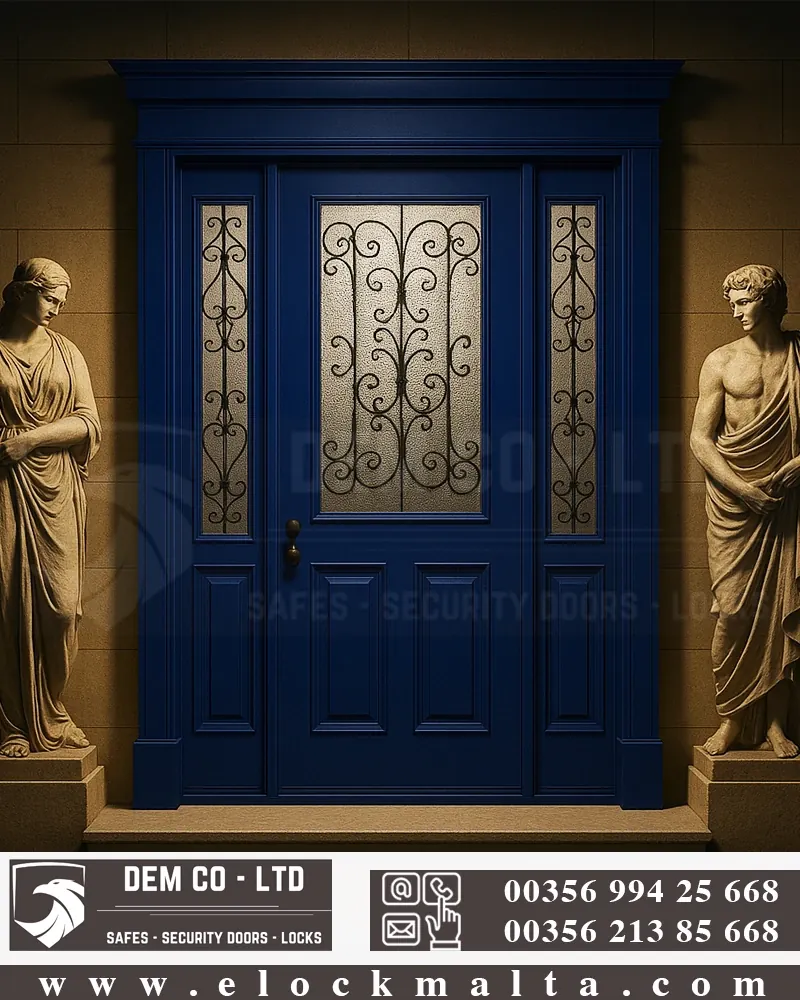 Villa entrance door, Dolores