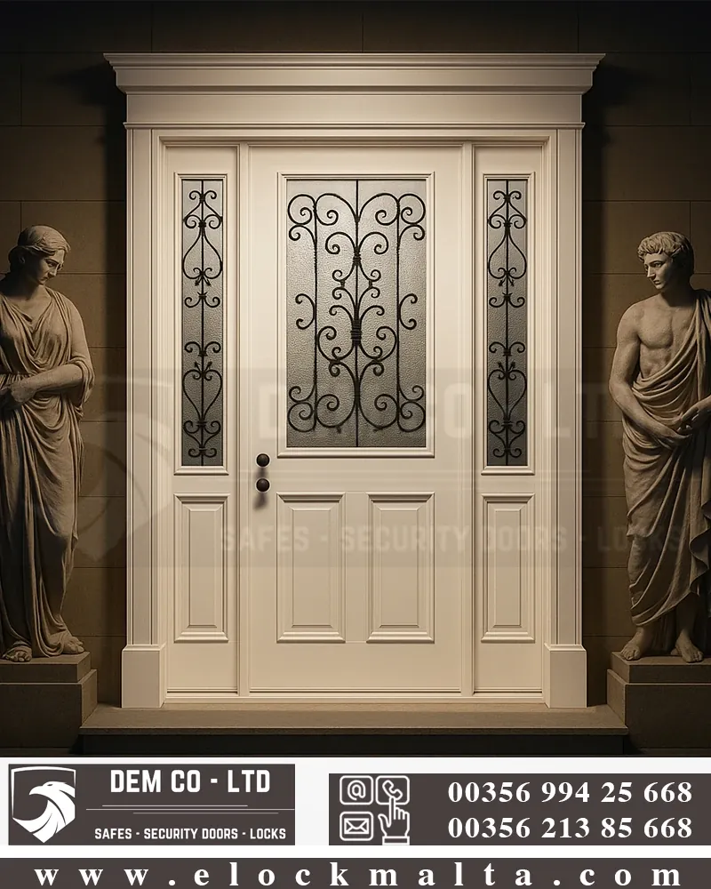 Villa entrance door, Emillia