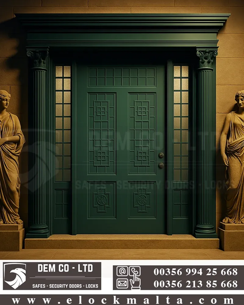 Villa entrance door, Grazia