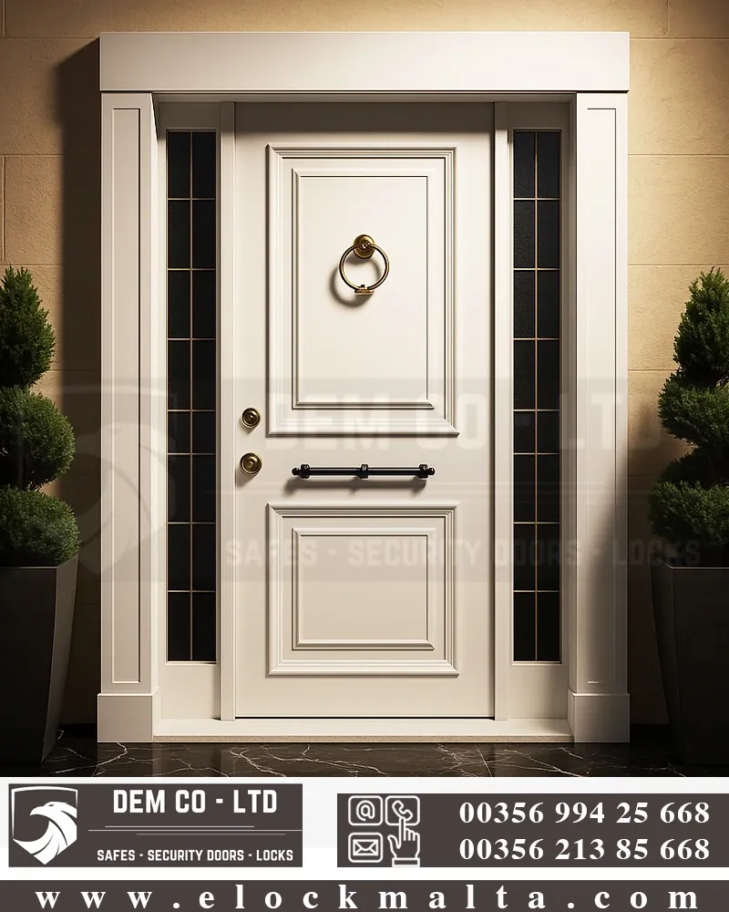 Villa entrance door, Isabella Steel