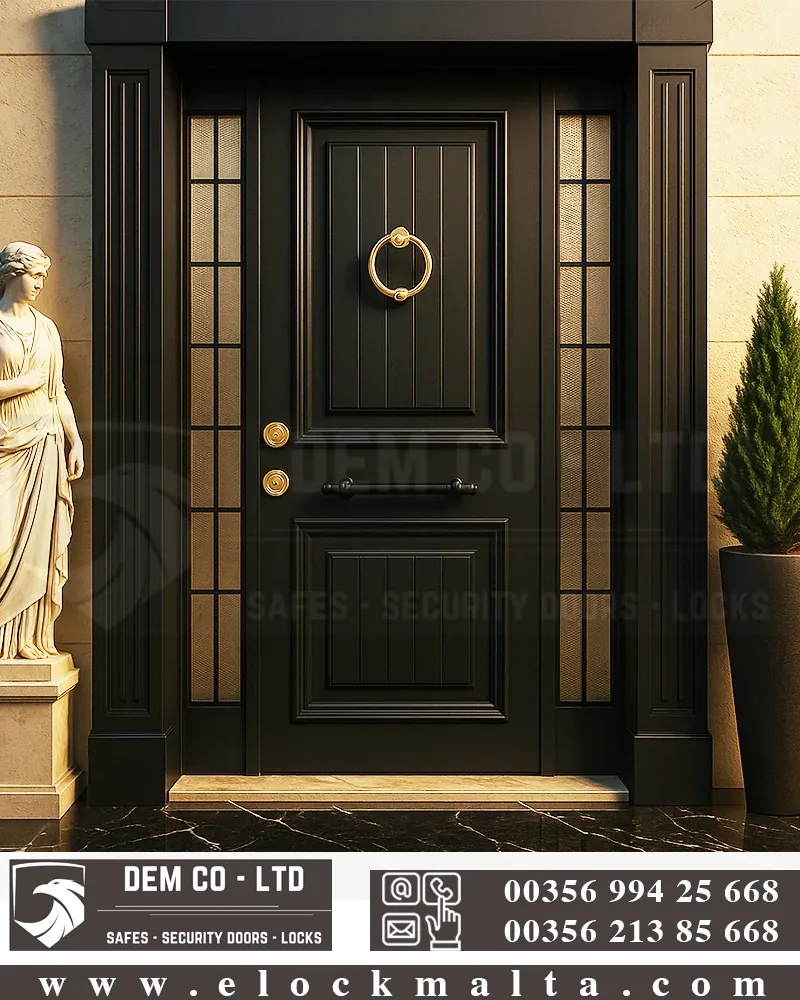 Villa entrance door, Martina
