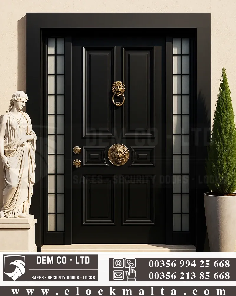 Villa entrance door, Naomi