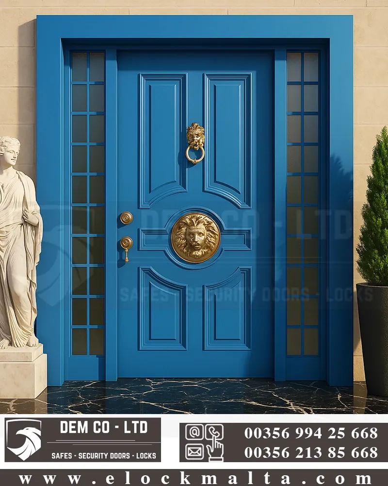 Villa entrance door, Ornella