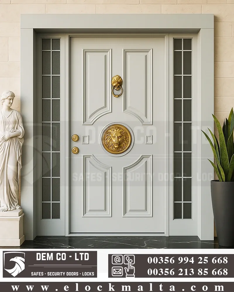 Villa entrance door, Paloa