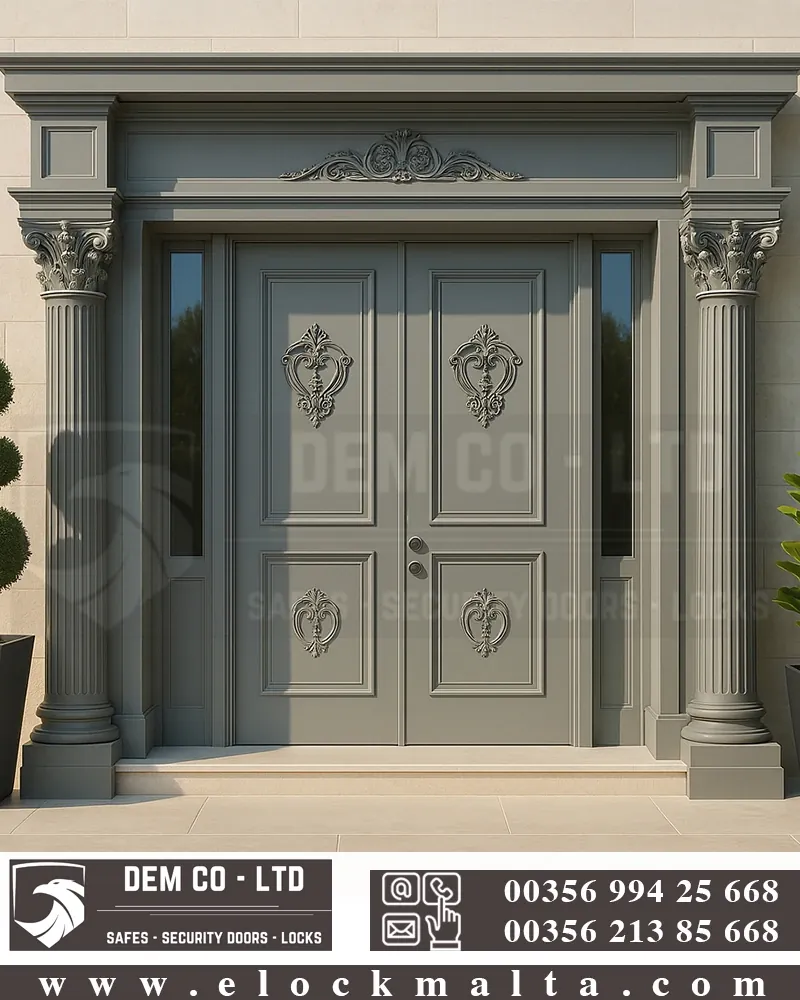 Villa entrance door, Piera