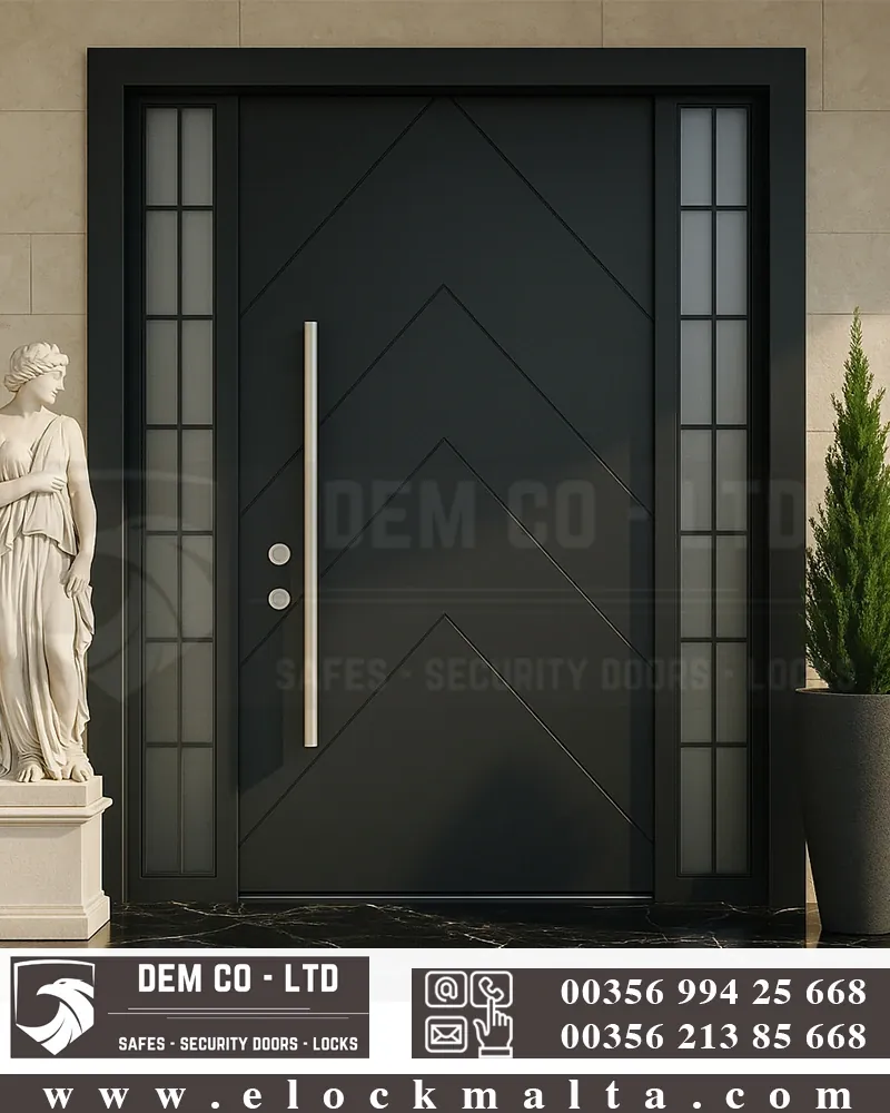 Villa entrance door, Trecy