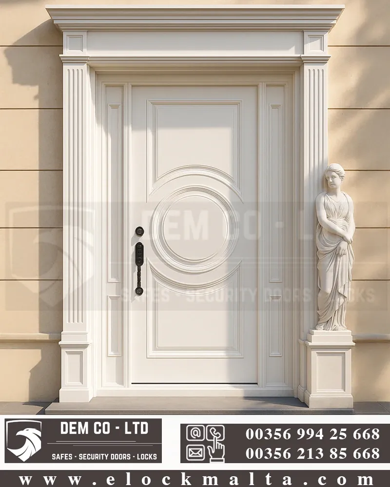 Villa entrance door, Yalikavak Cream
