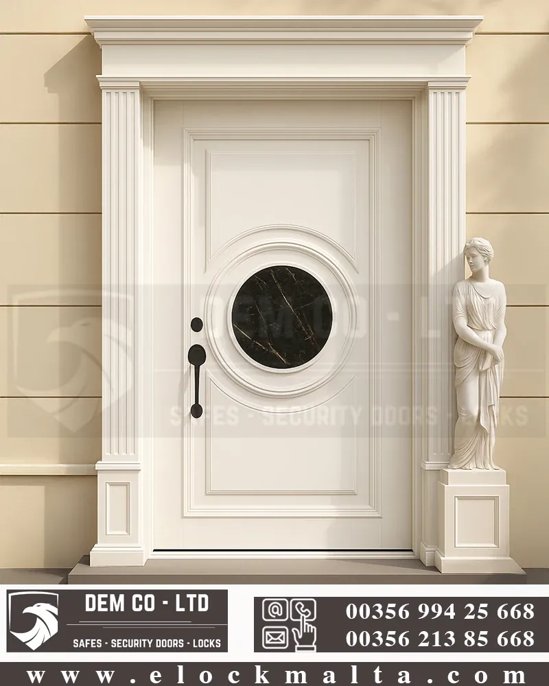 Villa entrance door, Yalikavak White
