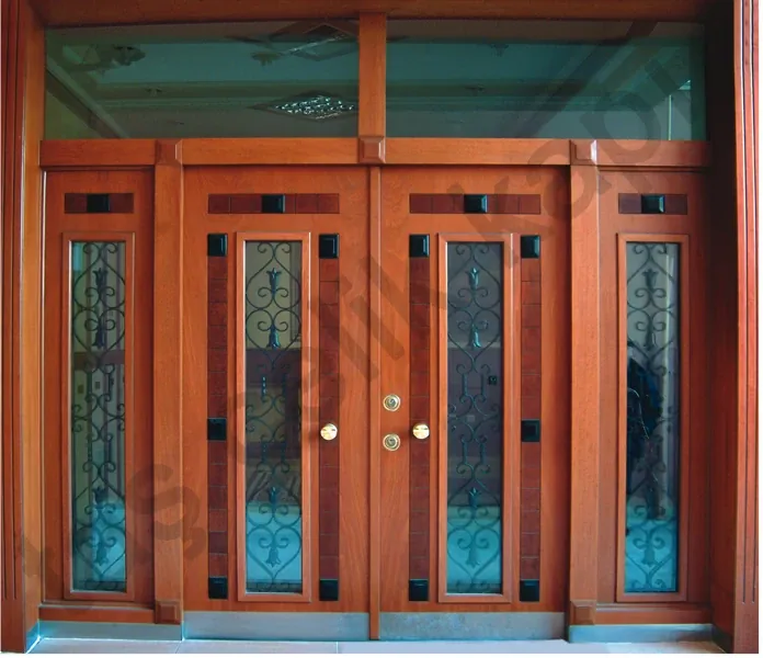 Villa entrance door, composite