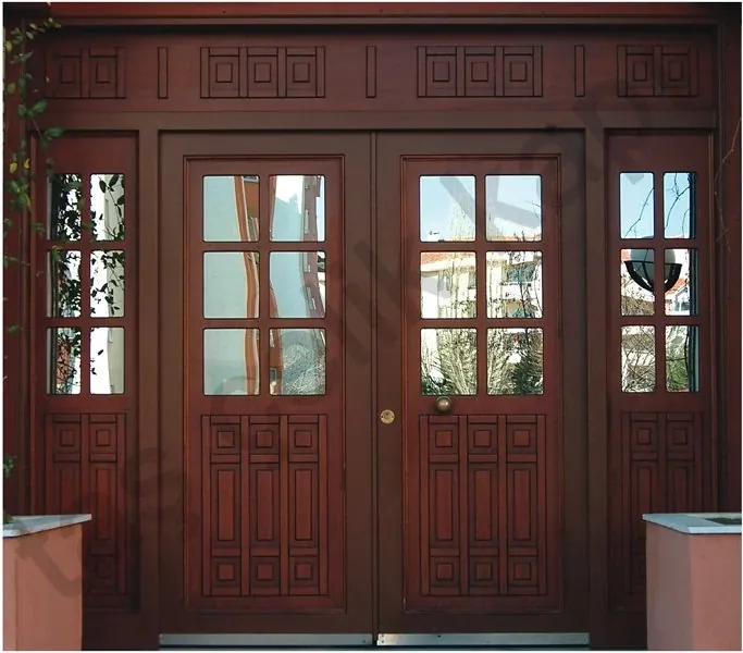 Villa entrance door, composite