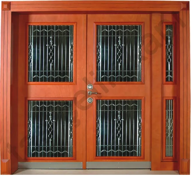 Villa entrance door, composite