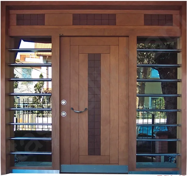 Villa entrance door, composite