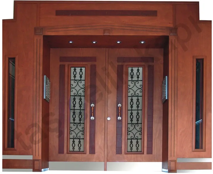 Villa entrance door, composite