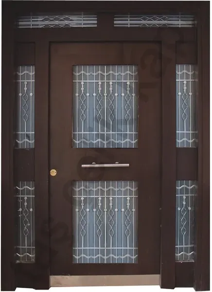 Villa entrance door, composite
