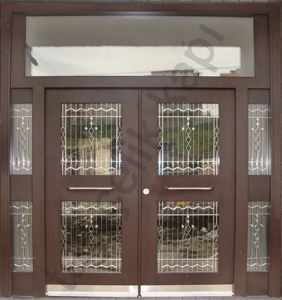 Villa entrance door, composite