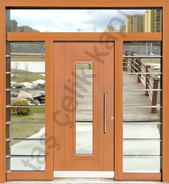 Villa entrance door, composite
