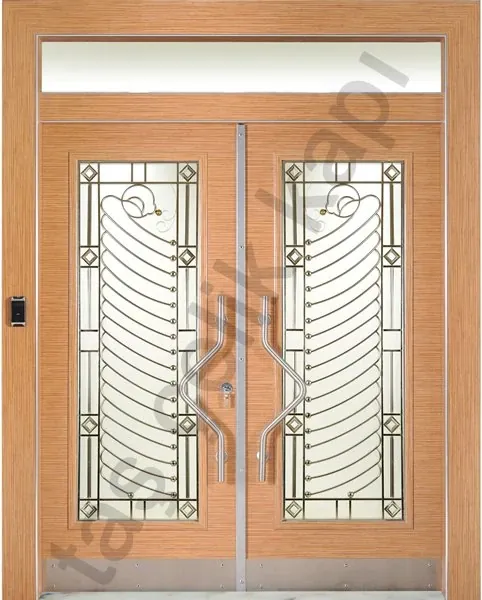 Villa entrance door, composite