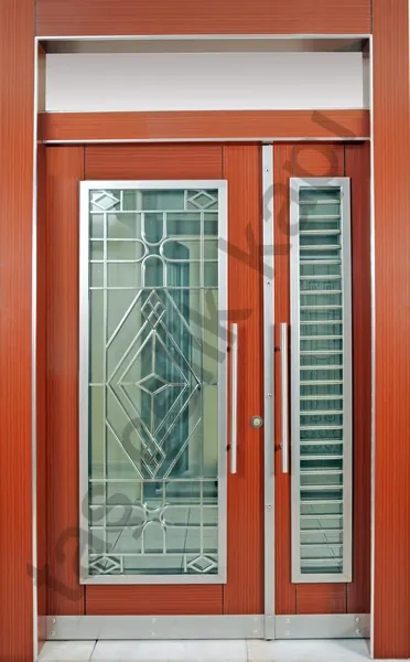 Villa entrance door, composite
