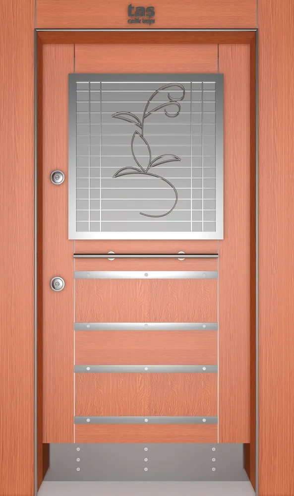 Villa entrance door, composite