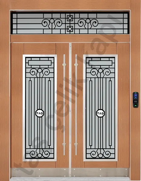 Villa entrance door, composite