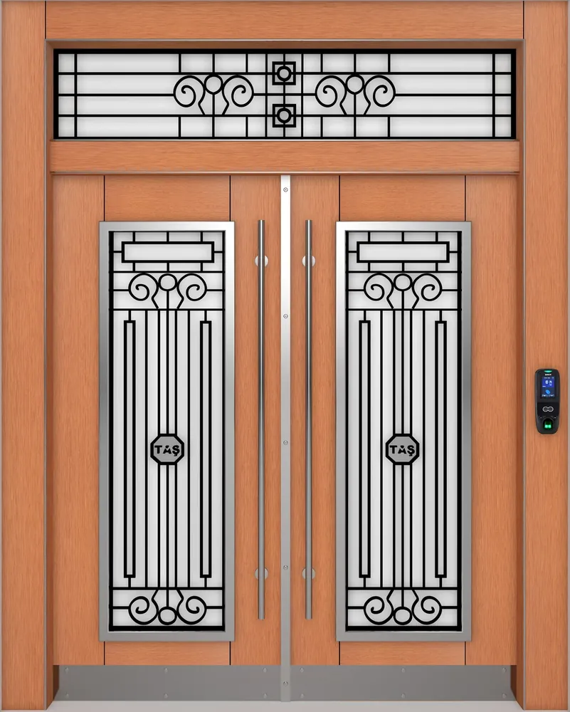 Villa entrance door, composite
