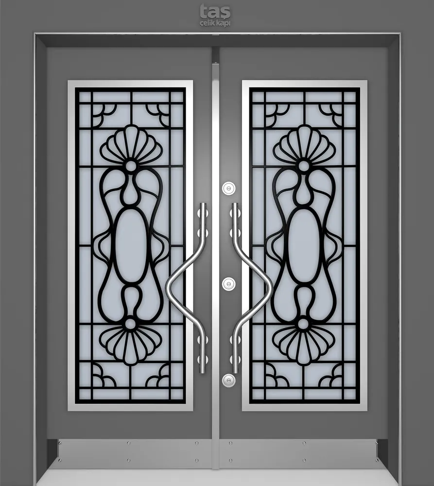 Villa entrance door, composite