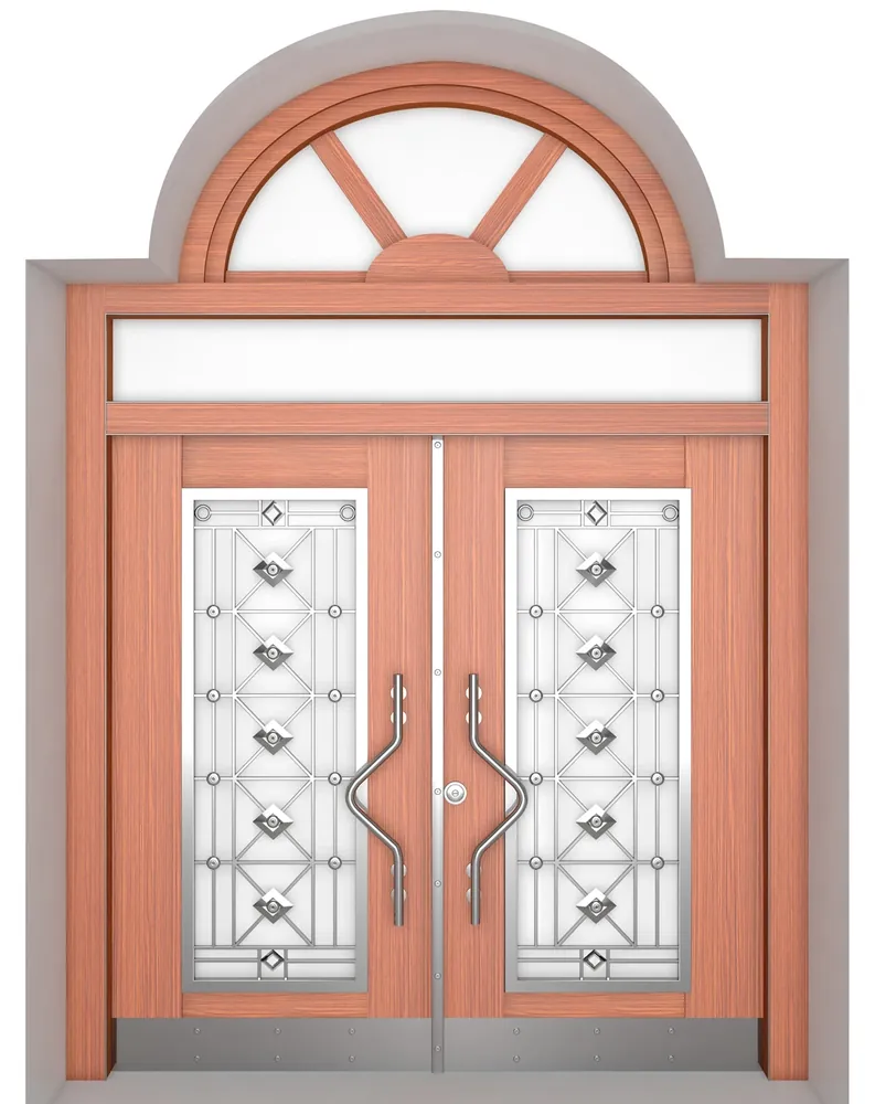 Villa entrance door, composite