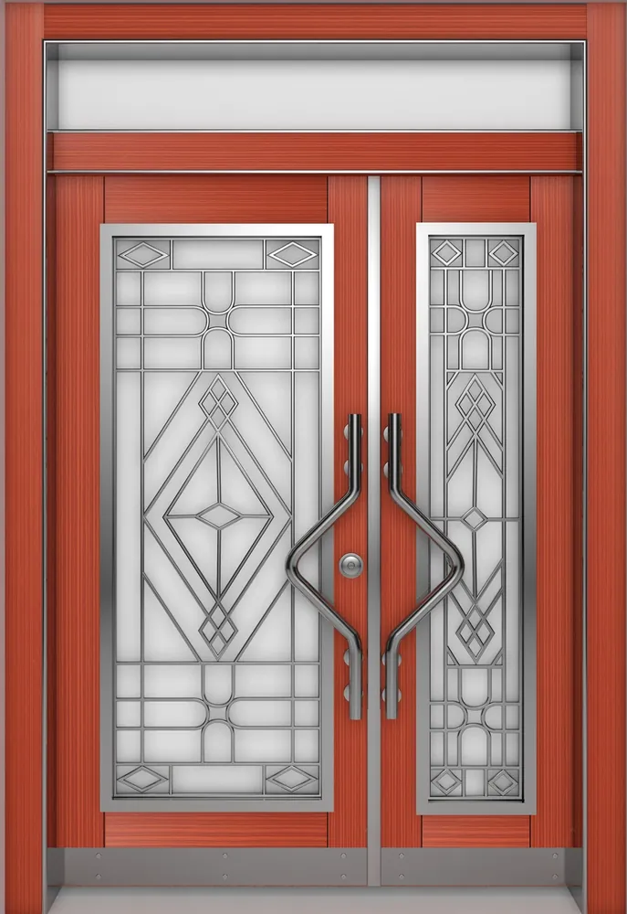 Villa entrance door, composite