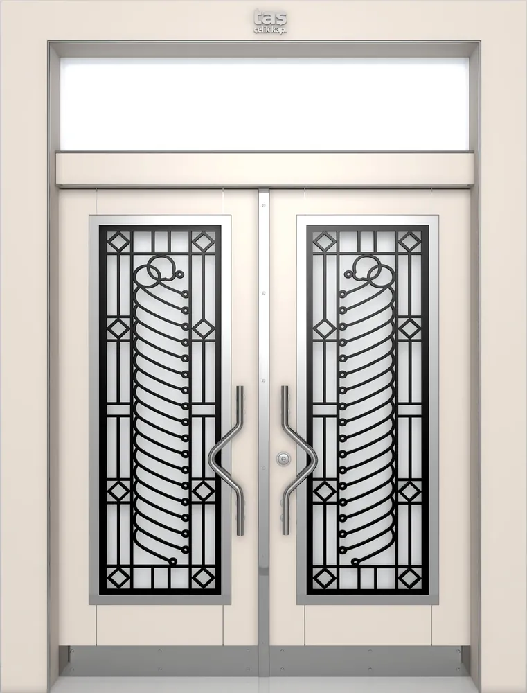 Villa entrance door, composite