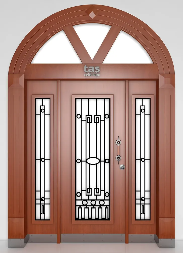 Villa entrance door, composite