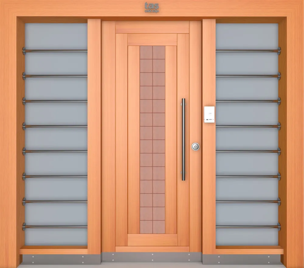 Villa entrance door, composite