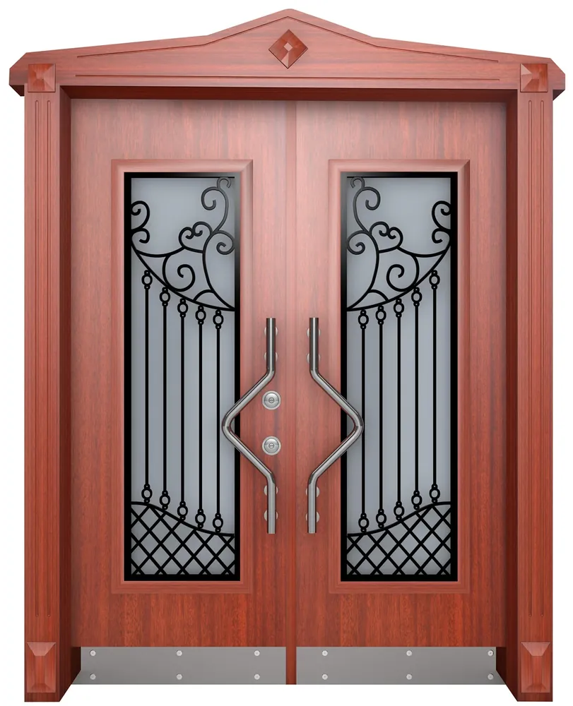 Villa entrance door, composite