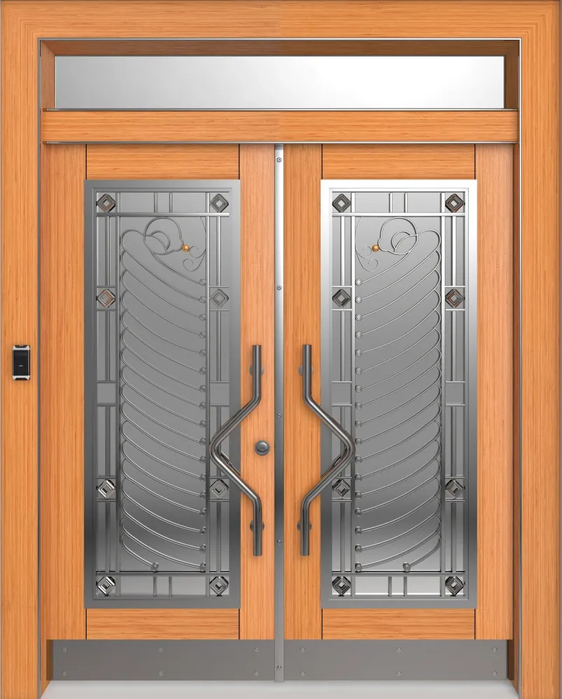 Villa entrance door, composite
