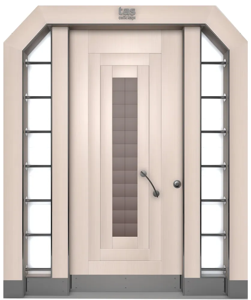 Villa entrance door, composite