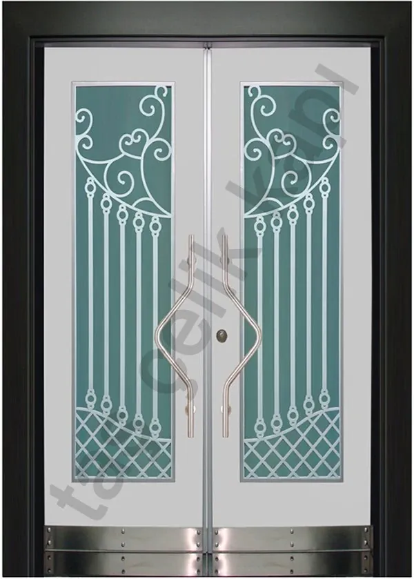 Villa entrance door, composite