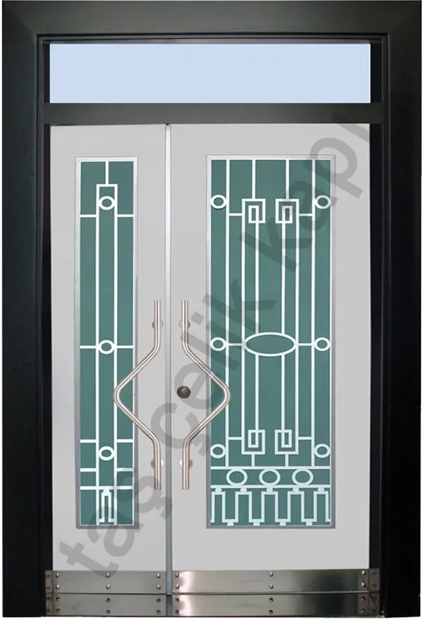 Villa entrance door, composite