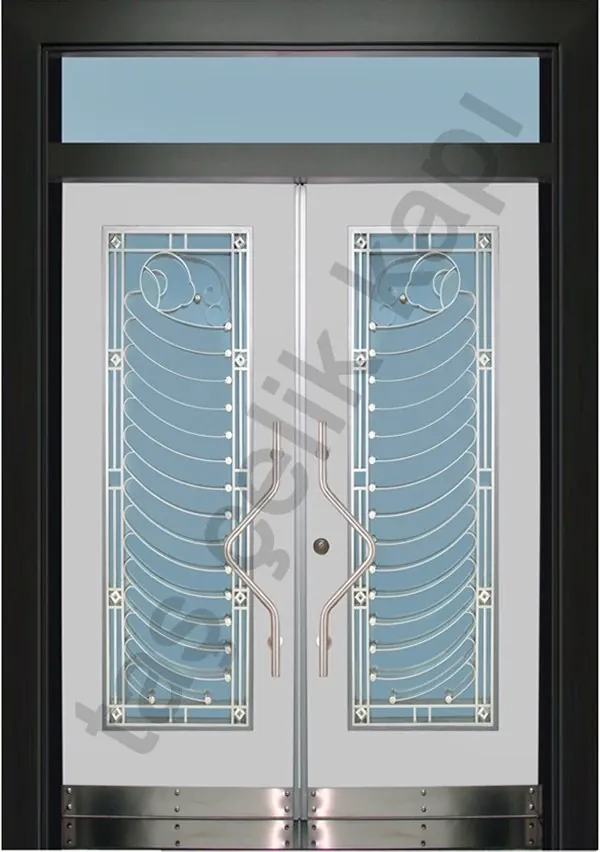 Villa entrance door, composite
