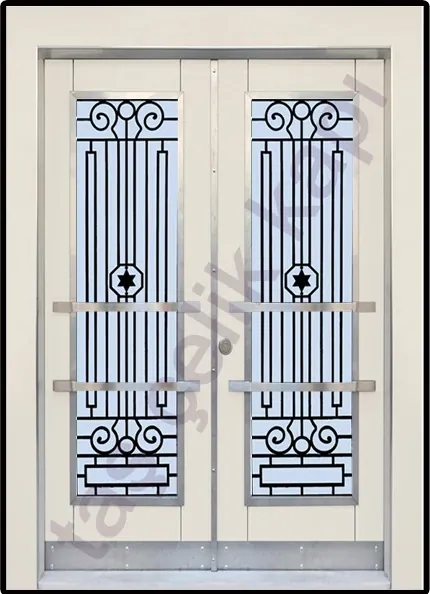Villa entrance door, composite