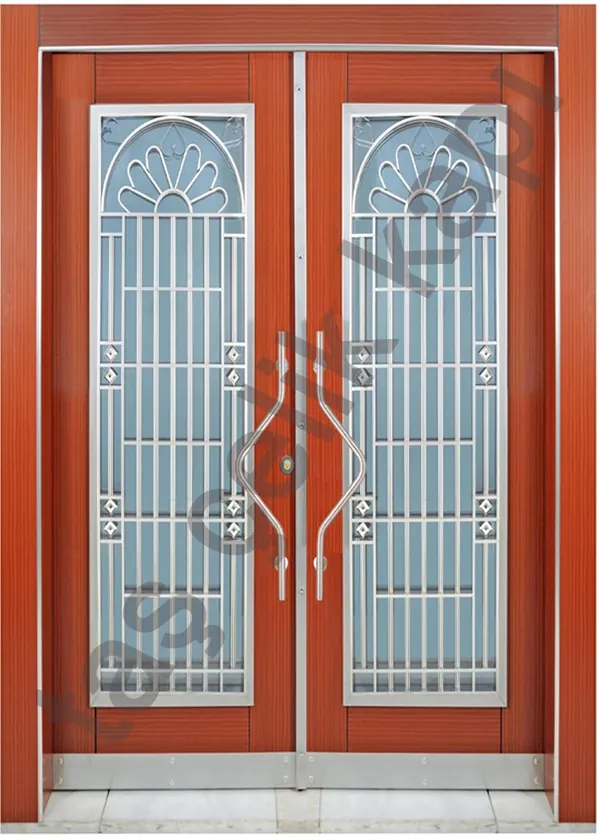 Villa entrance door, composite