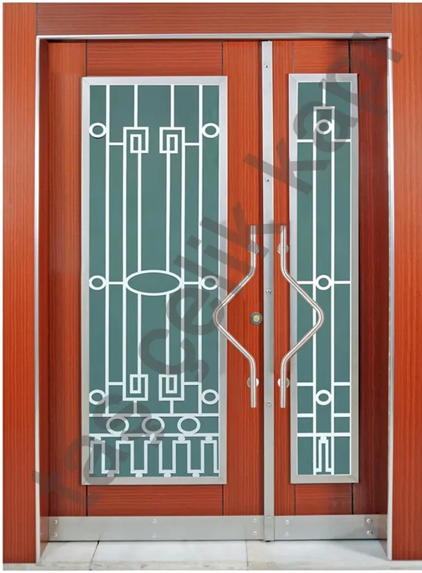 Villa entrance door, composite