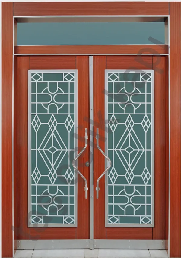 Villa entrance door, composite
