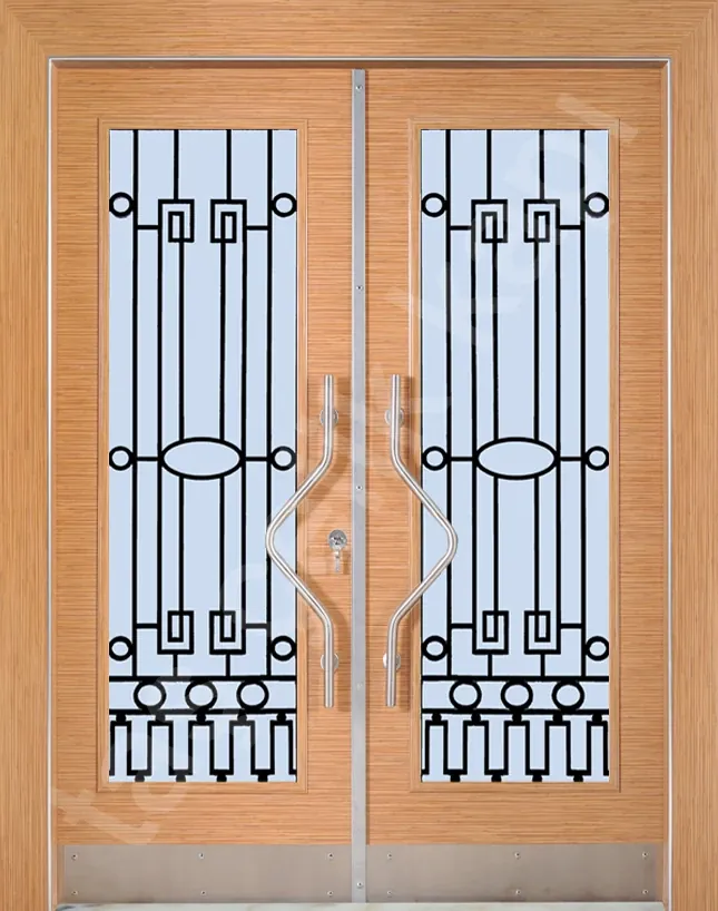 Villa entrance door, composite